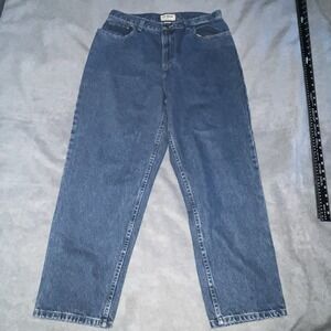 LL Bean Double L Women's Jeans 16 Pet Relaxed Fit Medium Wash